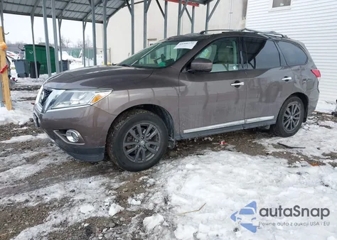 2015 Nissan Pathfinder Sl z USA, uszkodzony, nr VIN 5N1AR2MM8FC619855